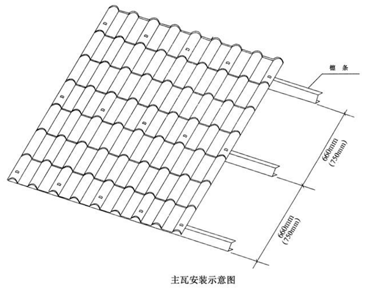 屋顶塑料琉璃瓦合成树脂瓦